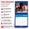 BrownTrout; Le Sserafim OFFICIAL | 2027 12 x 24 Inch (Hanging) Monthly Square Wall Calendar | Plastic-Free; Category:Wall Calendars; Image:6